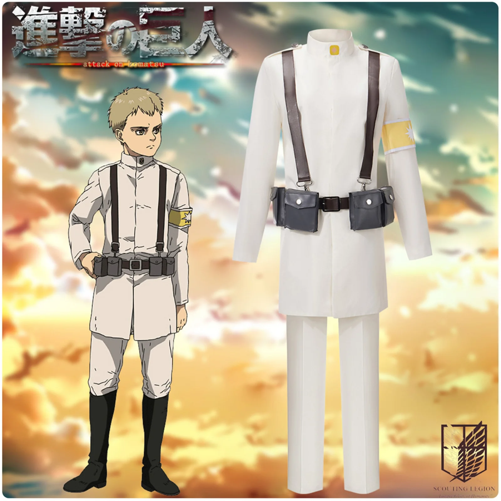 

Anime Gabi Braun Falco Grice Cosplay Costume Carnival Party Outfit Stage Cloth Halloween Gift