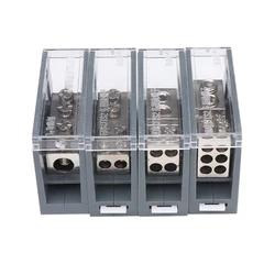 High - Capacity Din Rail Terminal Distribution Box - Universal Power Junction Solution - 200A (One in and Two Out)