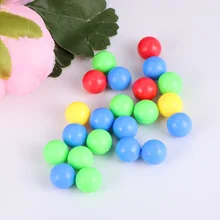 

5 Bags of Total 120pcs Game Replacement Balls Plastic Colorful Games Beads Compatible for Hungry Hippos Swallowing Beads Game