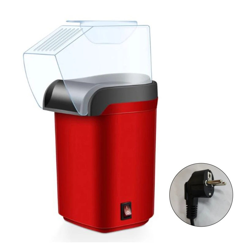 Hot Air Popcorn Machine 1200W Electric Popcorn Maker for Home Family Party New