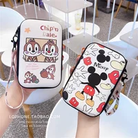 Anime Disney Storage Bag Cartoon Lilo&Stitch ID Card Earphone Zero Bags Cute Storage Bag Kids Coin Purse Data Cable Storage Box 6