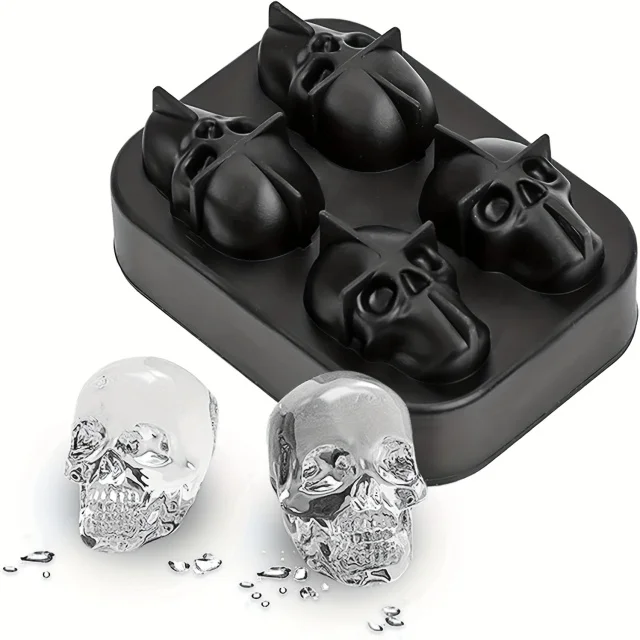 Silicone Shot Glass Ice Cube Mold Tray for Summer Cocktails and Parties
