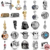 Disney Rescuer Star Charms Wars Beads For Original Pendant 925 sterling silver Bracelet Necklace Jewelry plata de ley 925 1