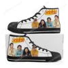 Seinfeld Sitcom High Top Sneakers Mens Womens Teenager Canvas High Quality Sneaker Casual Custom Made Shoes Customize DIY Shoe 2