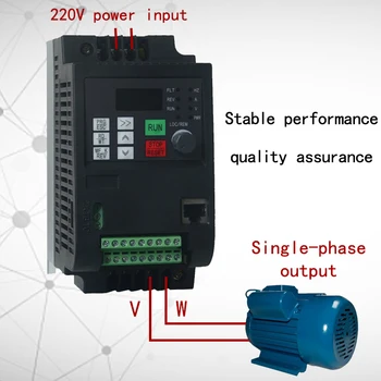 2.2KW 220V VFD Single Phase input 220v and 1 Phase Output 220V Frequency Converter/Adjustable Speed Drive/Frequency Inverter