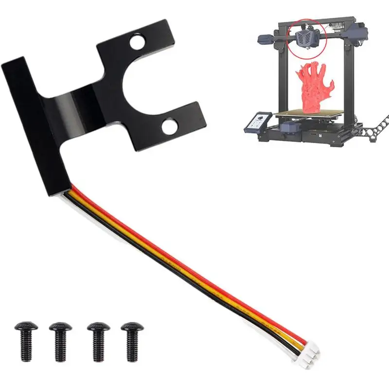 For Kobraa Max Vyper And Any Cubic 3D Printer Installation Accessories Automatic Leveling Extruder Hot End Mounting Block For for artillery 3d printer abl intelligent automatic leveling for sidewinderx1 x2 genius bl touch drop shipping