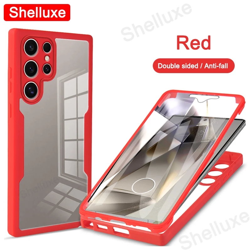 360 Full Body Front+Back Clear Silicone Case Cover - Enhanced Protection