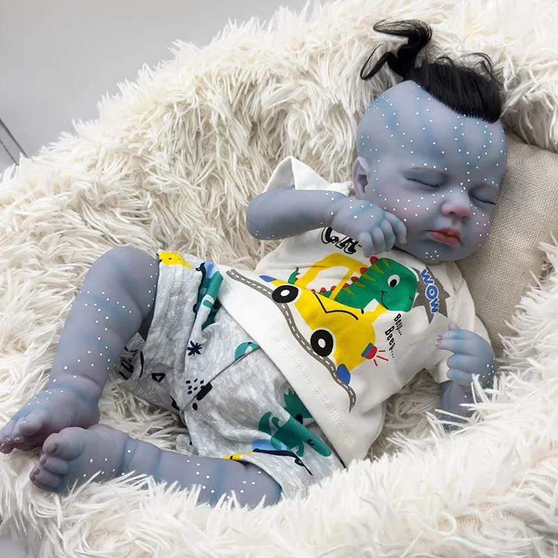 

48 см куклы ручной росписи loureborn реалистичные мягкие на ощупь Cuddly Baby 3D Кожа видимые вены Высококачественная Художественная кукла