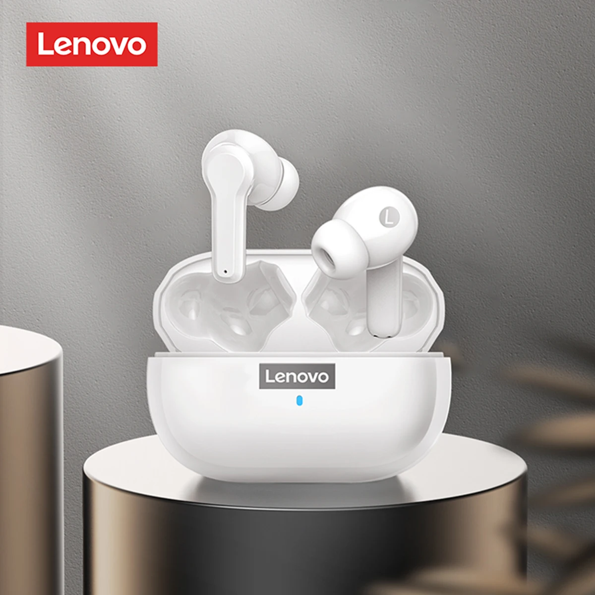 Choice Lenovo Lp1s Tws Wireless Bluetooth Sports Earphones Pro 6 Music Earbuds Noise Reduction Hd Call Gaming Headset For Men, Alina Gadgets