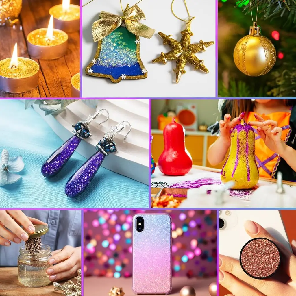 Shimmering Glitter Dust for Edible Decorations and Beverages, 5g