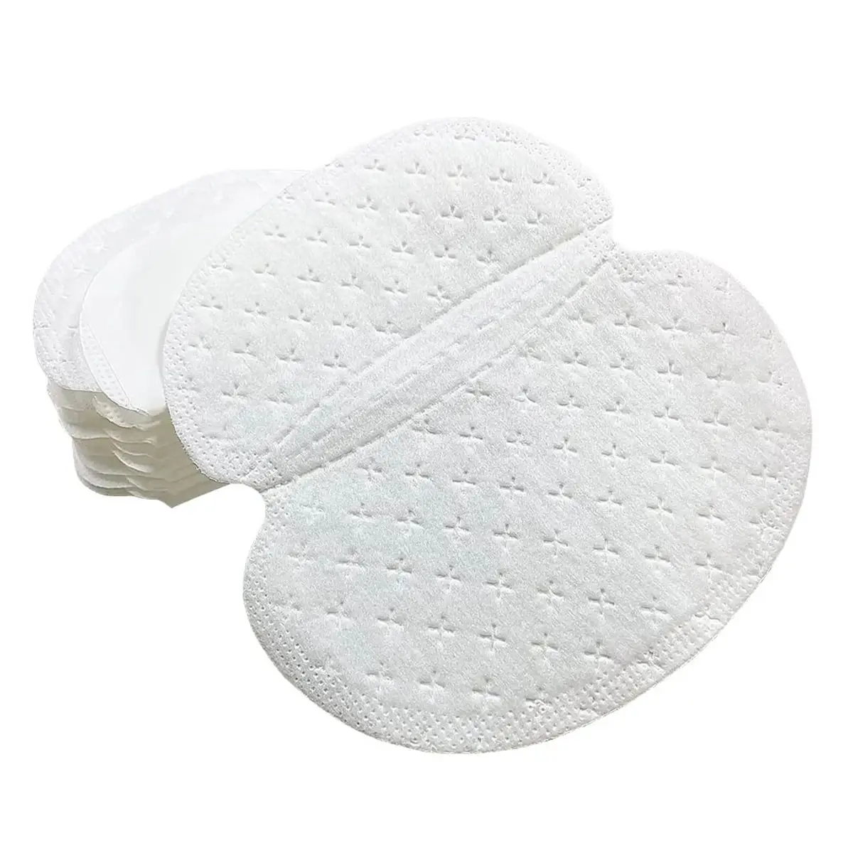 Underarm Sweat Pads Non-woven Breathable Ultra-thin Armpit Sweat Pads Non Visible Comfortable Underarm 100Pcs