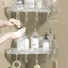 Bathroom Storage Rack Wall Mounted Non Perforated Household Strong Suction Cup Storage Rack Bathroom Toiletries 3