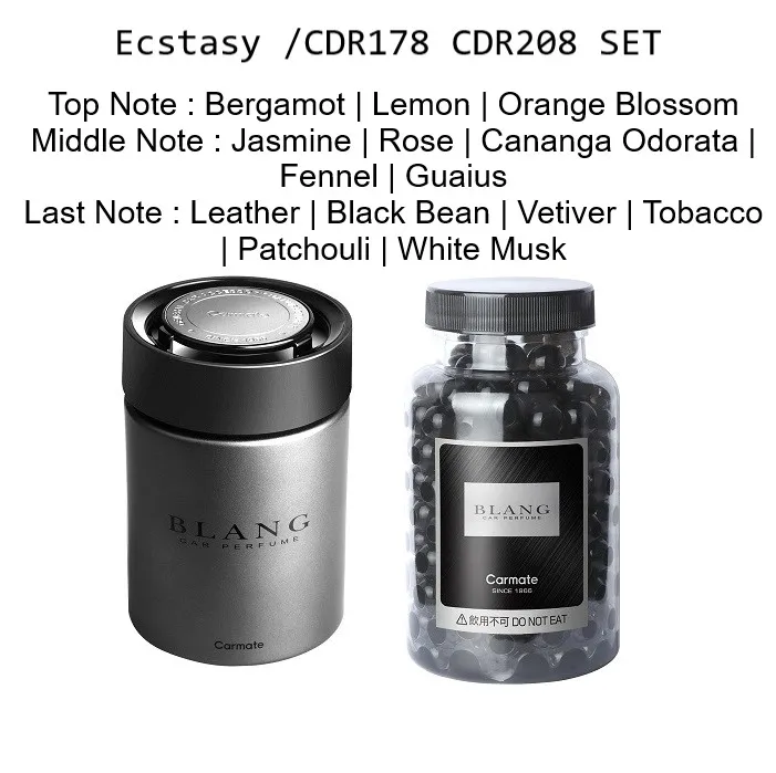 thumbnail image 1 of CDR176 CDR206 Portavasos Carmate BLANG Dispensador de perfume sólido de lujo para el hogar y el automóvil Eliminador de olores con fragancia, 1 of 5