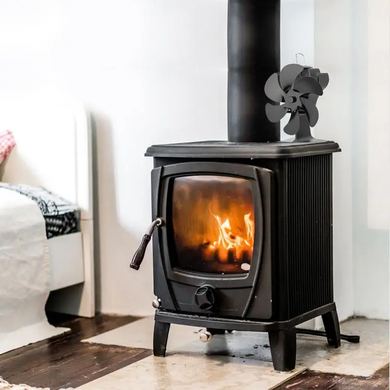 Fireplace Thermal Power Stove Fan Silent Fan Household High Efficiency Heat  Distribution Hot Sale Drop Ship - AliExpress