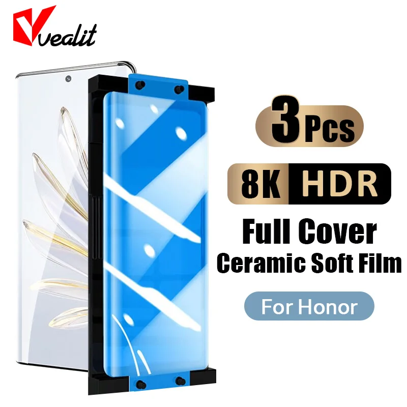 Pellicola Salvaschermo In Ceramica Da 1-3 Pezzi Per Honor 80 70 60 50 X9A X40 Pellicola Protettiva A Copertura Totale Per Honor Magic 5 4 Ultimate 3 P