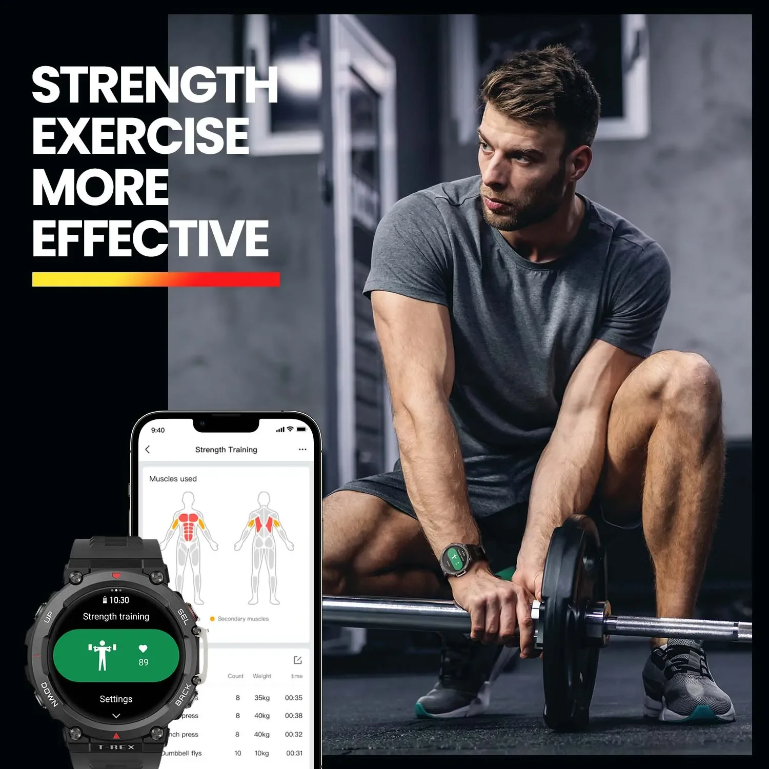   ۷ι Amazfit T Rex 2 Smartwatch 150+   ȵ̵ iOS 99 24 ͸  Ʈ ġNew