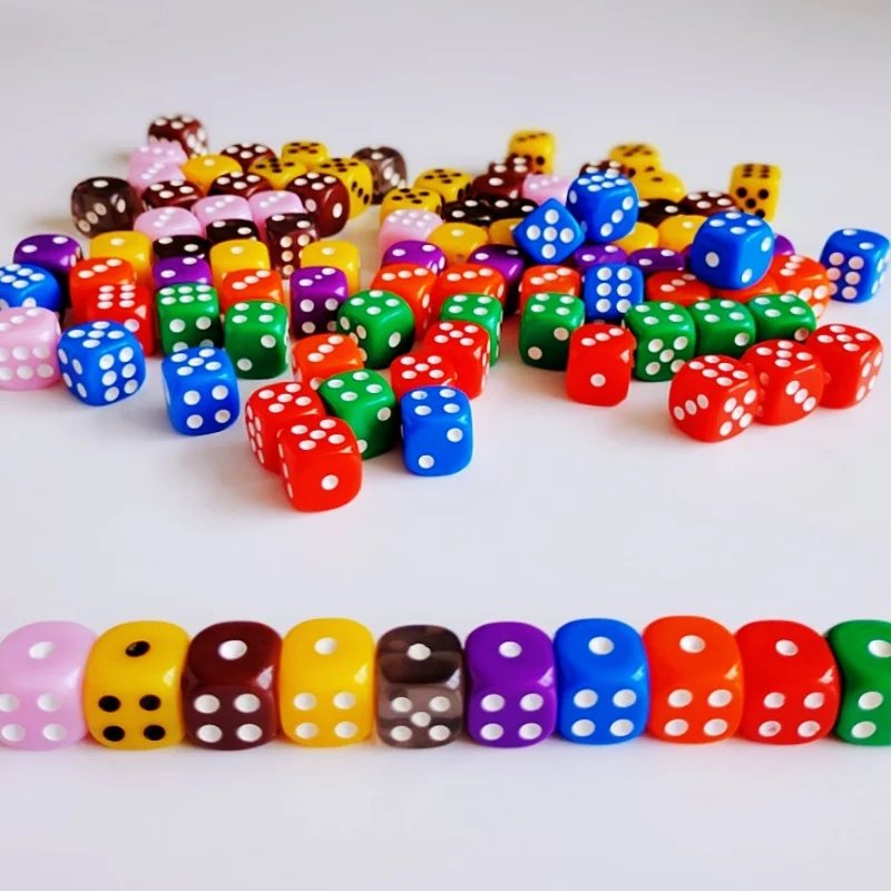 D6 Dice 10 PCS Set For Casino Table Board Game