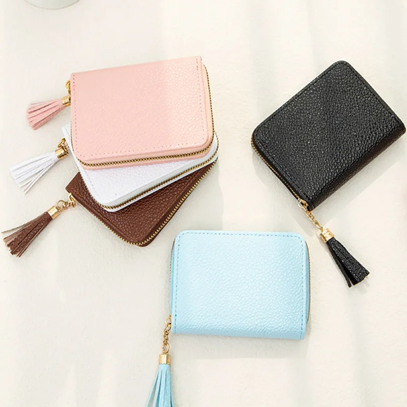 Long Wallet Women Letter Prints 2 Folds Female Money Bag Coin Purses All-match Card Holder Multifunction Handbag Clutch 3