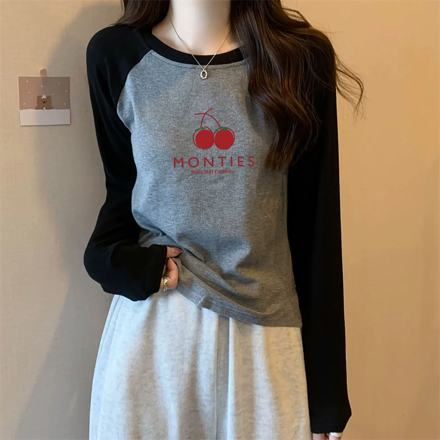Black gray-161 red cherry