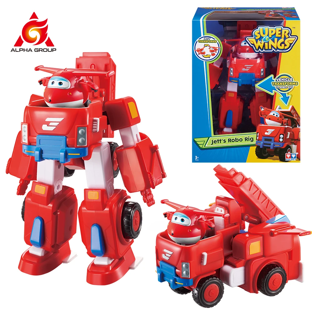 Super Wings Transforming Vehicle Jett for Use With 2 Figures Toy Play Easily for sale online 