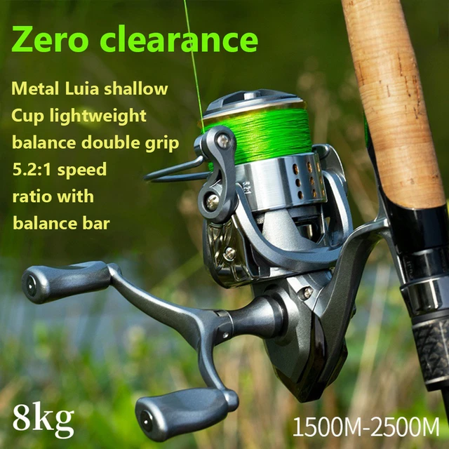 Spinning Fishing Reels CNC Machined Aluminum Spool Stainless Steel Bearing  Without Clearance Outdoor Summer Ice Water Fishing - AliExpress