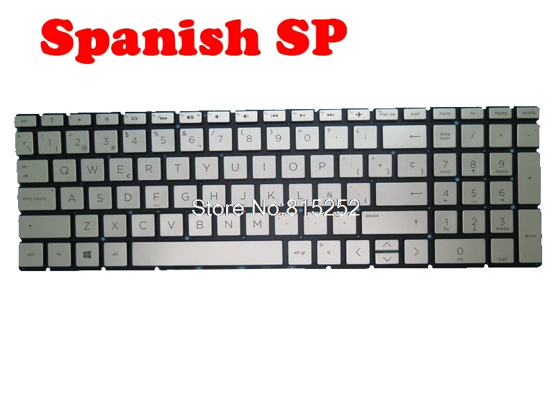 

Клавиатура для ноутбука HP 15-DA000 15-DA0026TU 15-DA0027TU 15-DA0030NR 15-DA0030TX 15-DA0032TX испанская SP