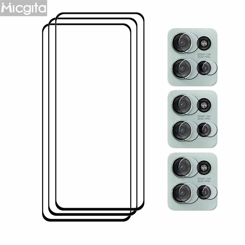 Enhanced Screen Protector for Motorola - Anti-Scratch Tempered Glass with Soft Fiber Lens Film