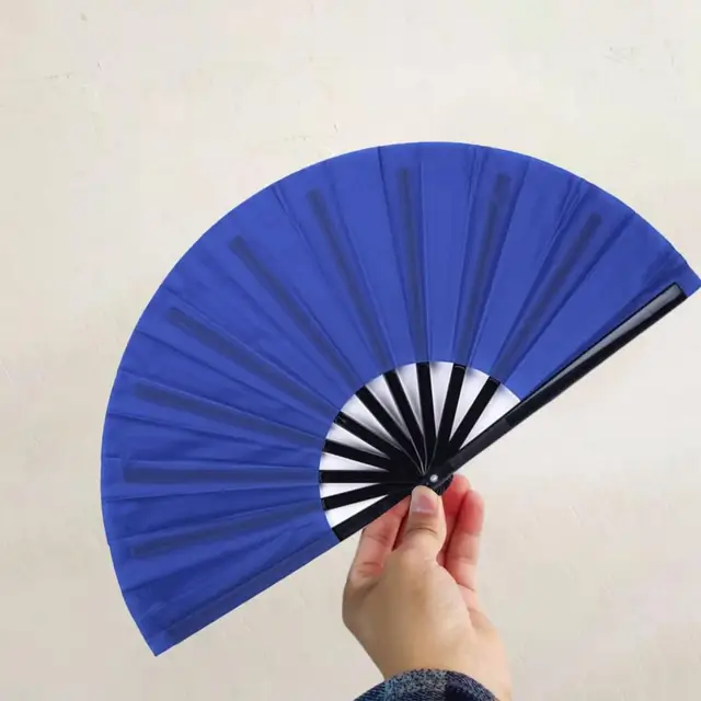 Kínai Összecsukható Ventilátor Egyszínű, Kényelmes, Sima Nyílás Bezárása Tai Chi Rajongó Elegáns Klasszikus Színpadi Tánc Kiegészítő - Image 4