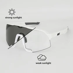 Photochromic Cycling and Sports Fashion Sunglasses for Outdoor and Road Activities (Photochromic glasses)