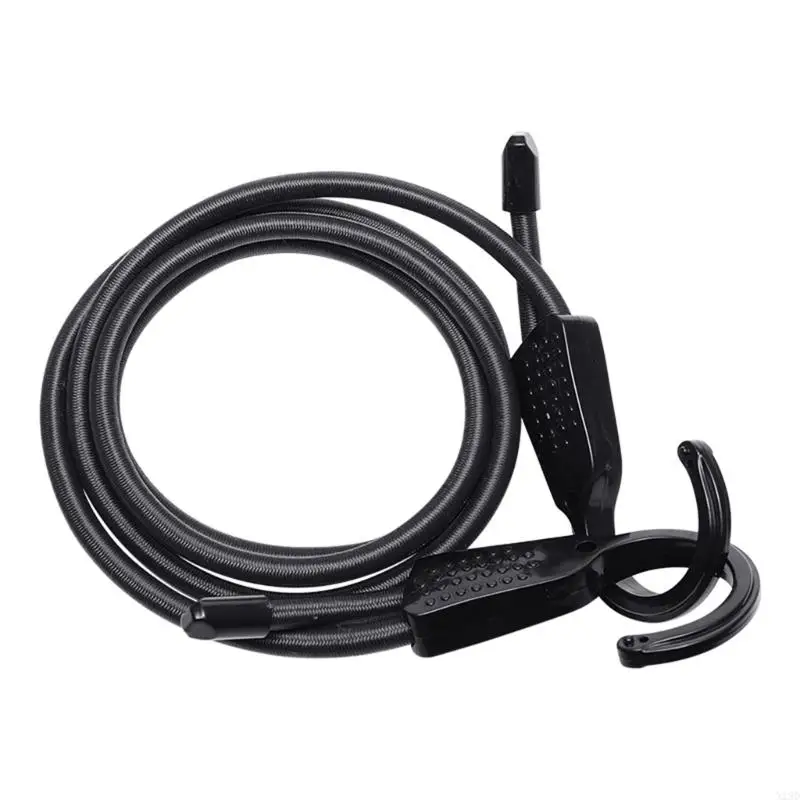 X13D Adjustable Car Luggage Lashing Strap Elastic Belt for Secure Cargo Clothesline