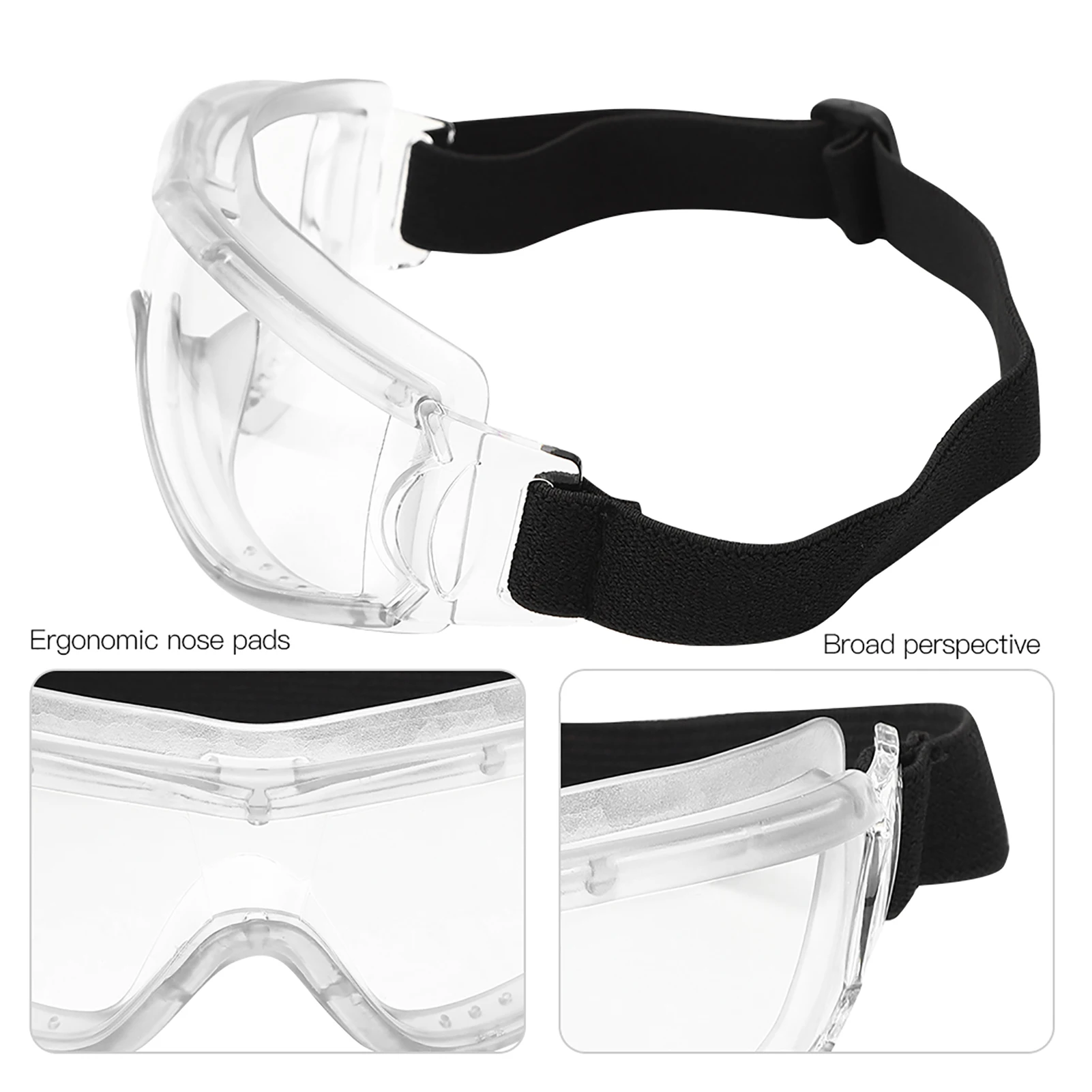 Safety Goggles Child Safety Goggles Anti-Spittle Kid Antifog Transparent Unisex Protective Glasses Virus PC Hiking Eyewears