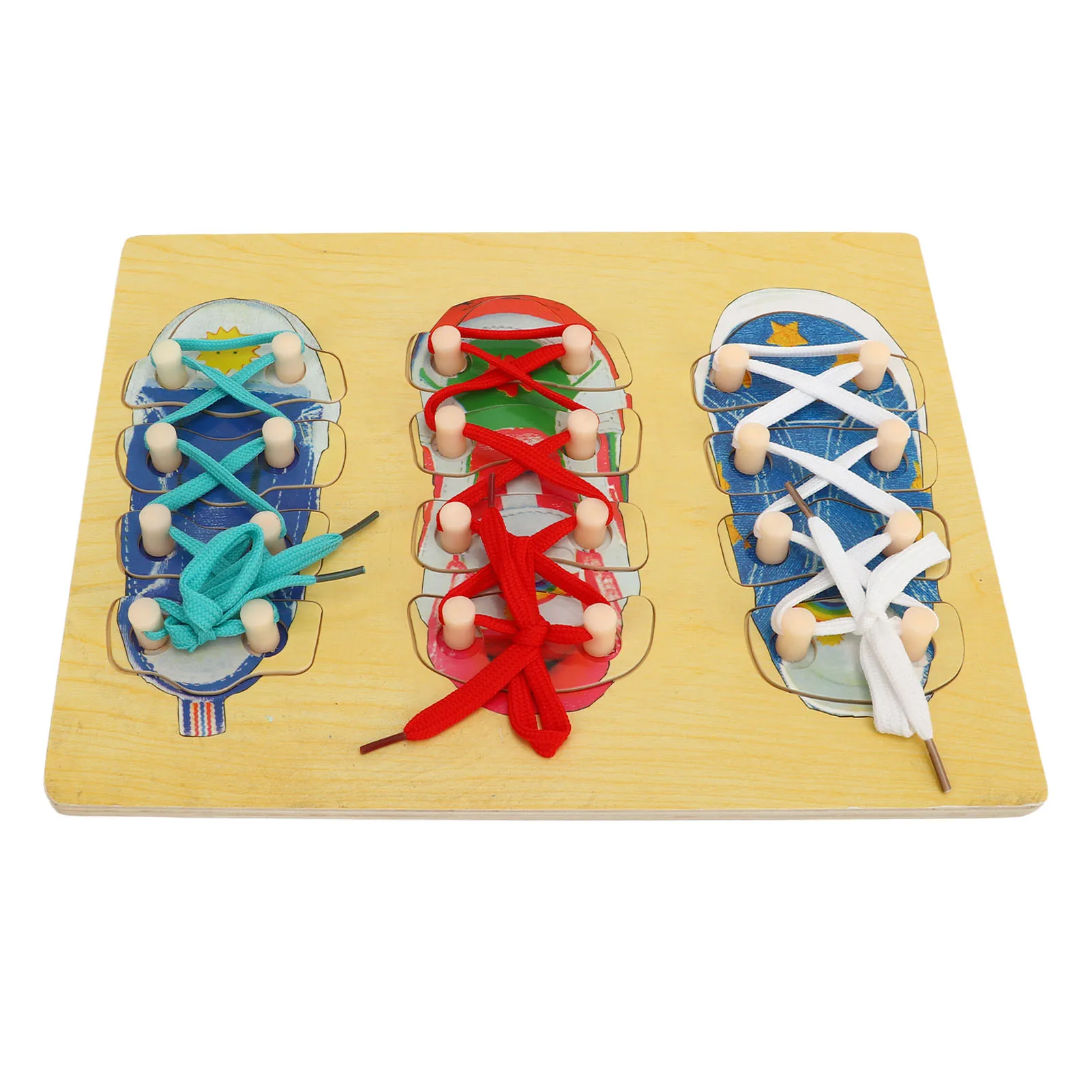 Рисунок 2 - Деревянные шнурки для обуви Монтессори