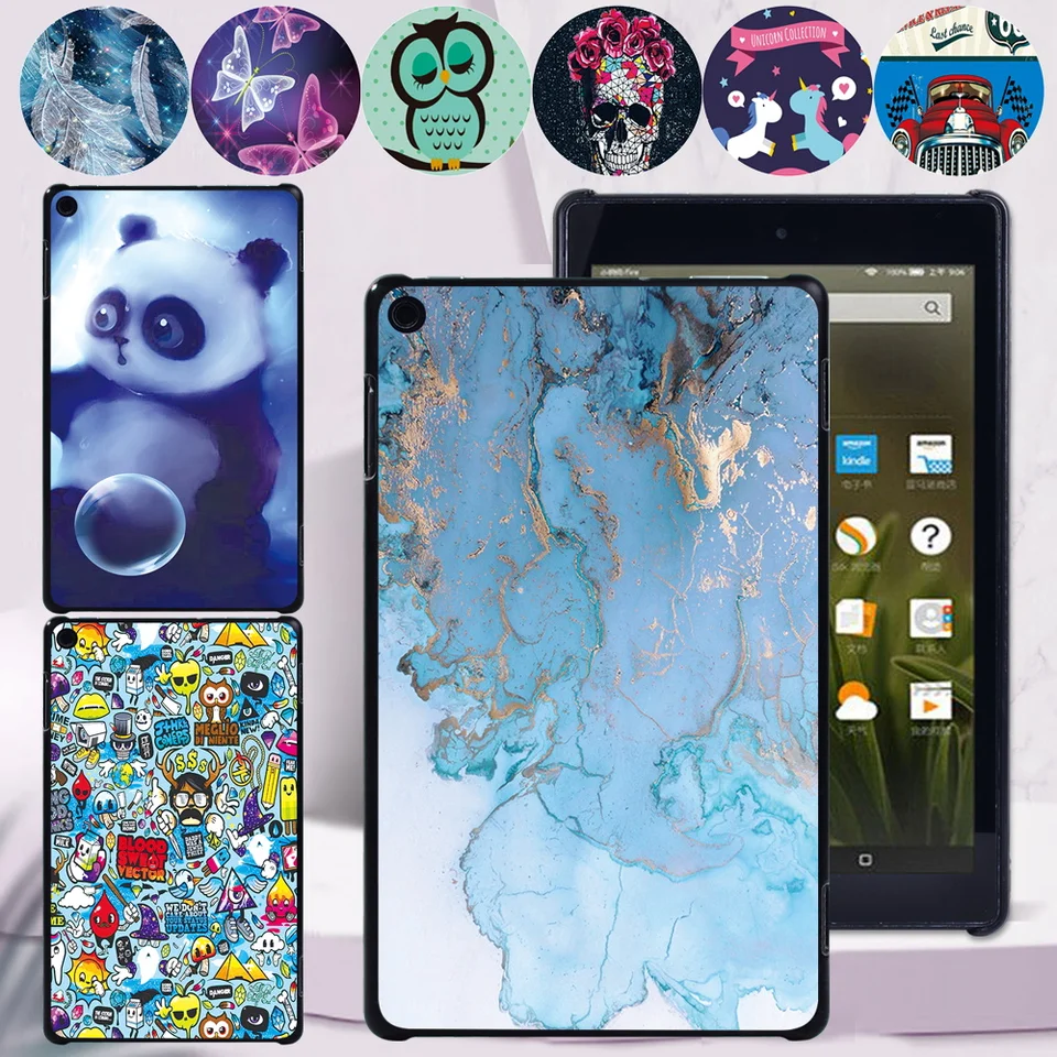Custodia Rigida Per Amazon Fire 7/8/10 – Guscio Protettivo Anti-urto Con Penna Inclusa, Universale