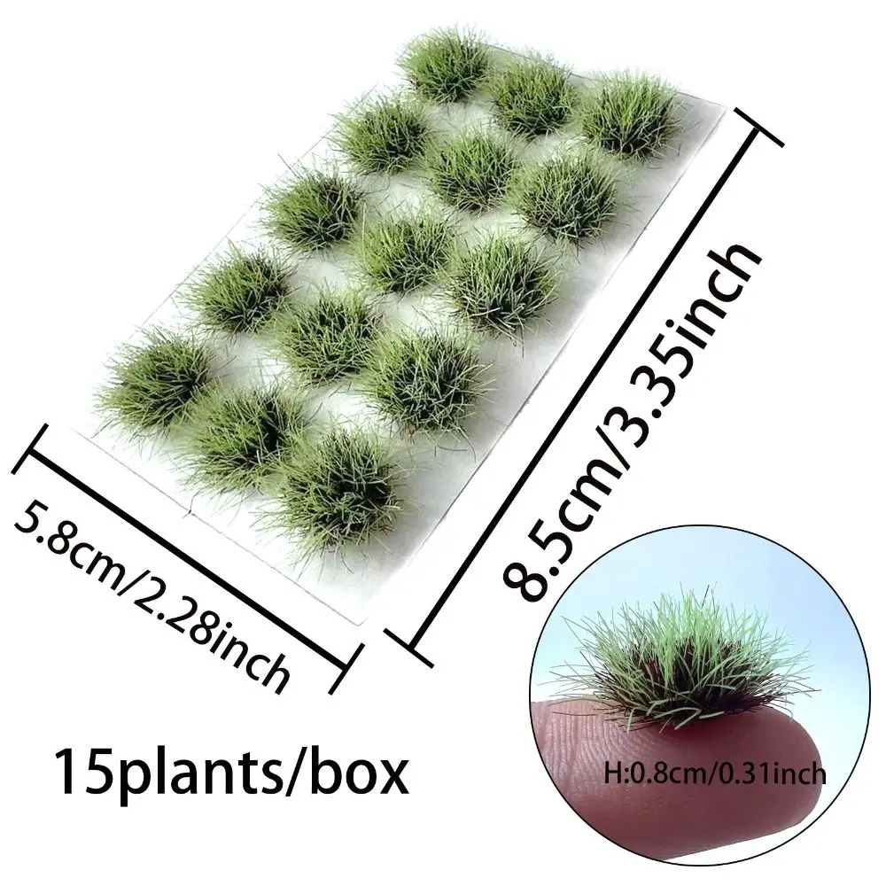 Simulation Miniature Grass Cluster Model Miniature Micro Landscape Vegetation Scene Model Building DIY Handmade