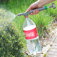 High Pressure Air Pump Manual Sprayer Adjustable Drink Bottle Spray Head Nozzle Garden Watering Tool Sprayer Agriculture Tools 2
