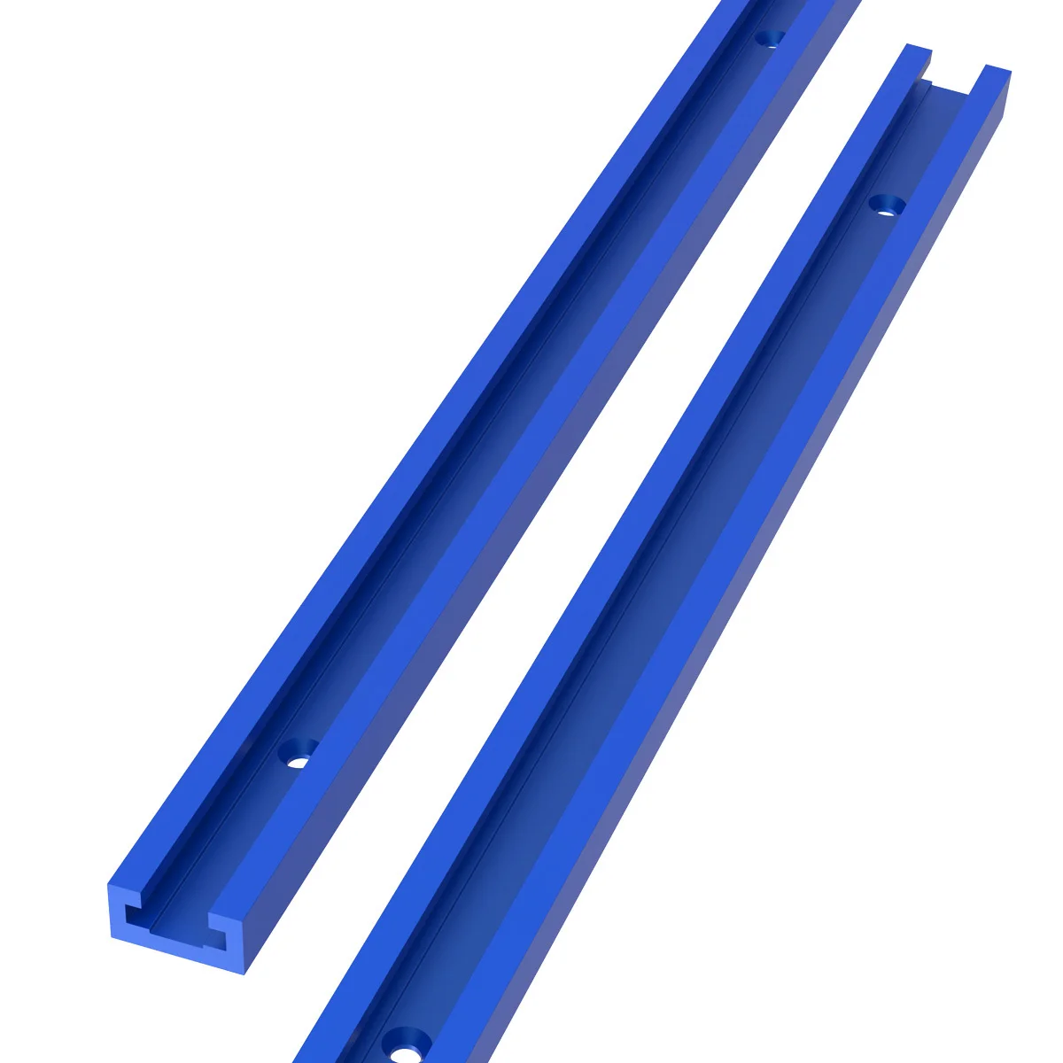 woodworking tool 2Pc 500MM Double-Cut Profile T Track with Predrilled Mounting Holes for Table Saw Router Table