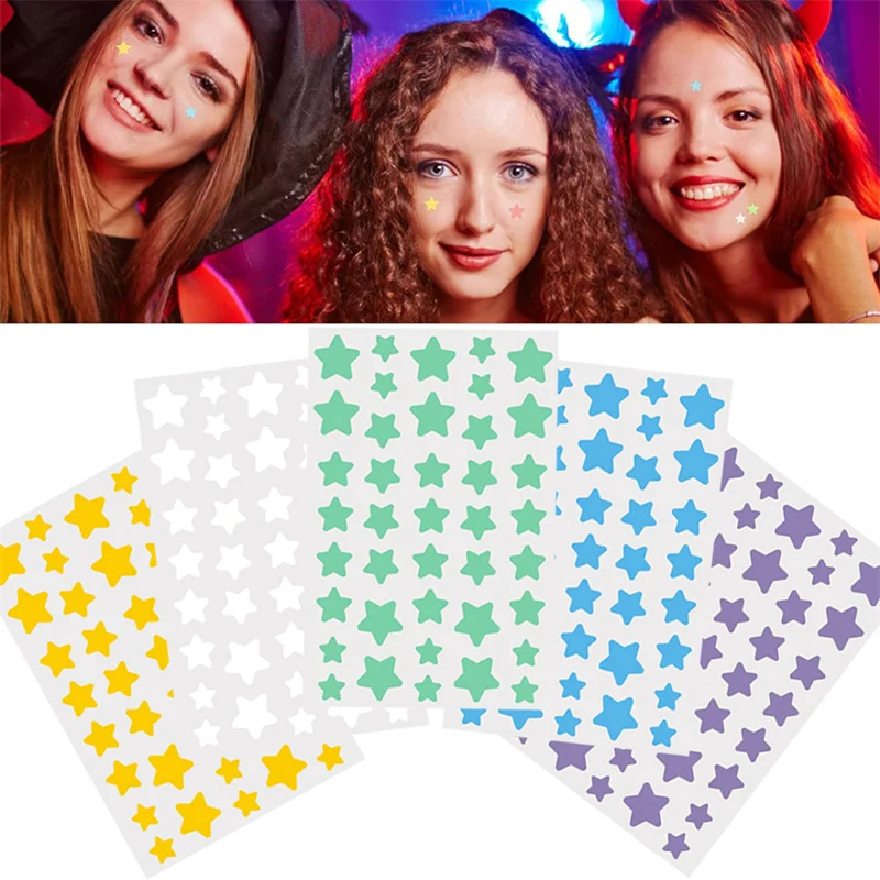 Acne Patches 10pcs/pack Star Patch Alien Star Laser Isolation Concealer Waterproof Portable Supplies