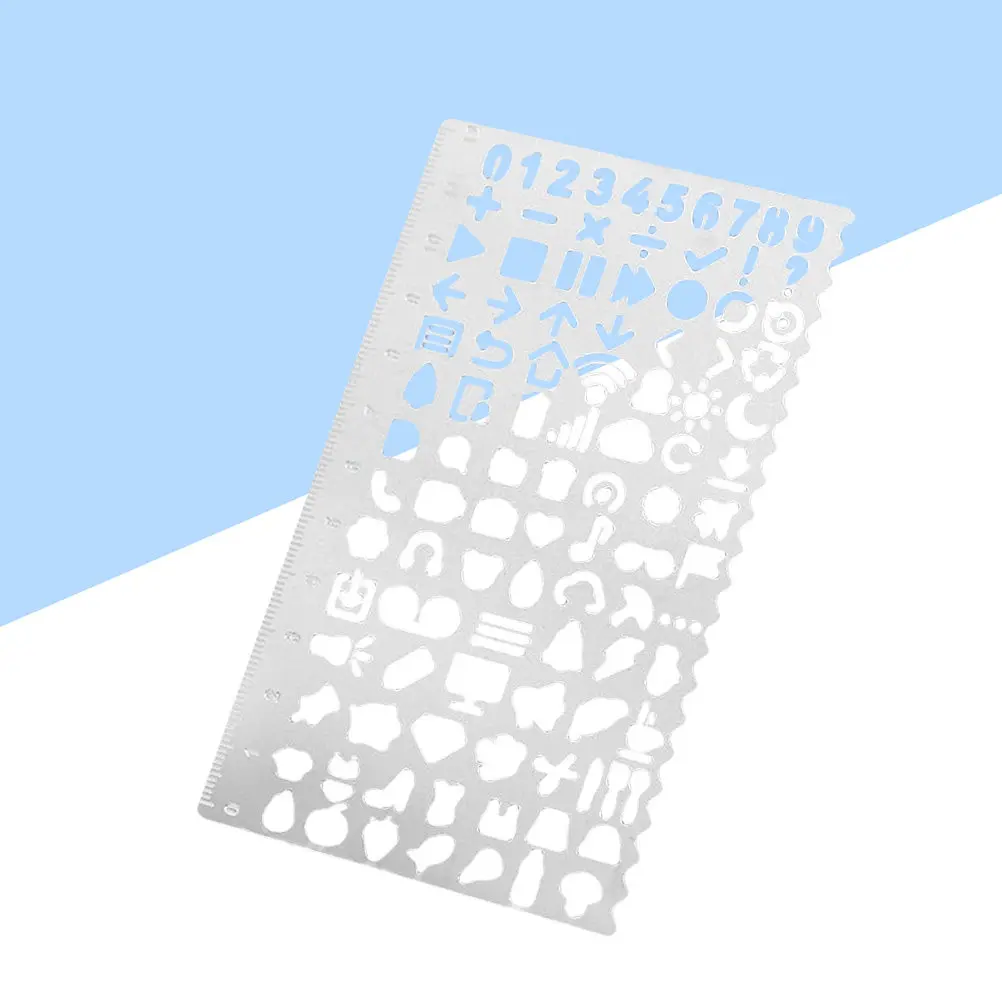 스테인레스 스틸 북마크 자, 스크랩북킹, 측정, 드로잉, 스텐실, 템플릿, DIY 공예, 학교 프로젝트, 페인팅용
