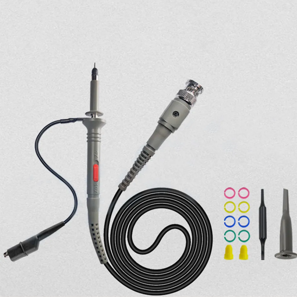 

Новый высококачественный полезный осциллограф фотограф 2 шт. зажима типа «крокодил» черный серый P6100