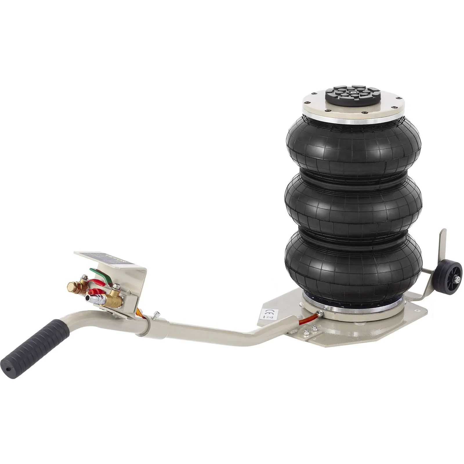 Vevor Pneumatico Per Auto Jack 3 Ton Triple Bag Air Jack Per Veicolo Camion Suv Manico Lungo Sollevamento Con Ruote Strumento Di Riparazione Automatic