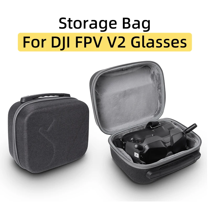 

For DJI FPV/Avata Drone V2 Goggles Flight Glasses Storage Bag Portable Handbag Protective Box Carrying Case Accessories