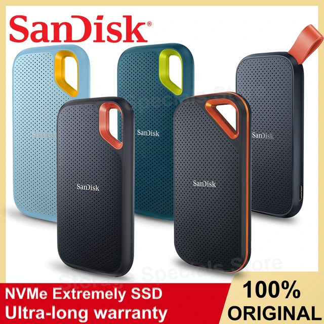 Sandisk-disque Ssd Portable Nvme, Ssd Externe Haute Vitesse, 500 Go, 1 To,  2 To, 4 To Pour Interface De Type A Et C, Usb 3.2, E30, E61, E81 - Externe  Disques Ssd - AliExpress