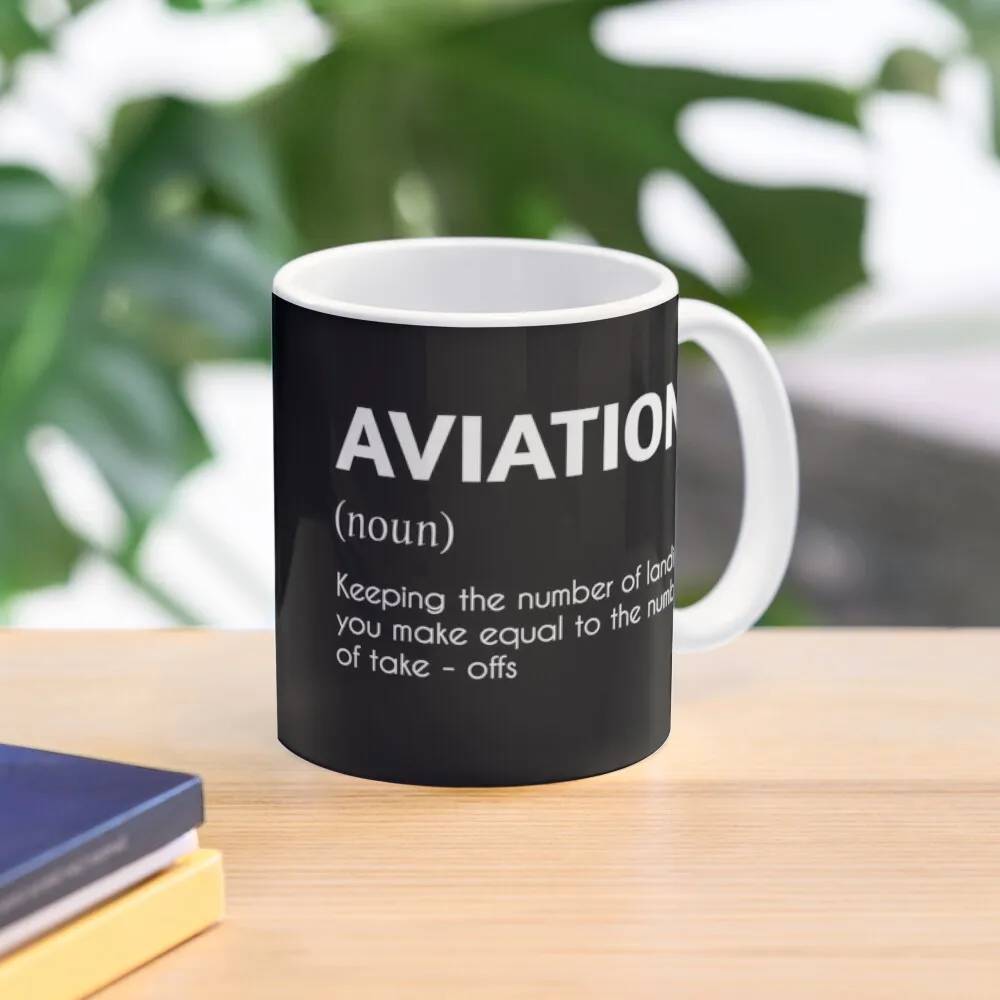 

Funny Aviation Definition,Pilot Flying Gift, Airplane Mechanic, Aviation Technician Gift for Pilot Dad mom Father's D Coffee Mug