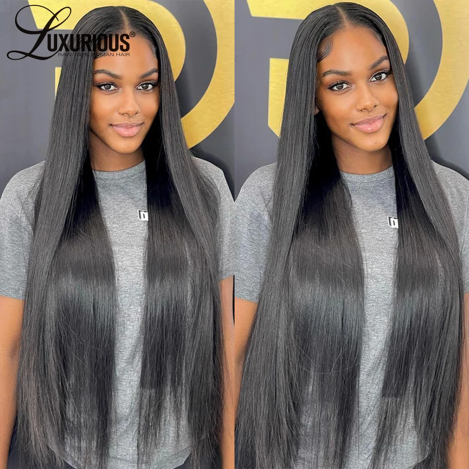 Silk Base Full Lace Wigs For Women Humna Hair 613 Blonde Lace Front Wig Straight Natural Black Transaprent Silk Top Wig