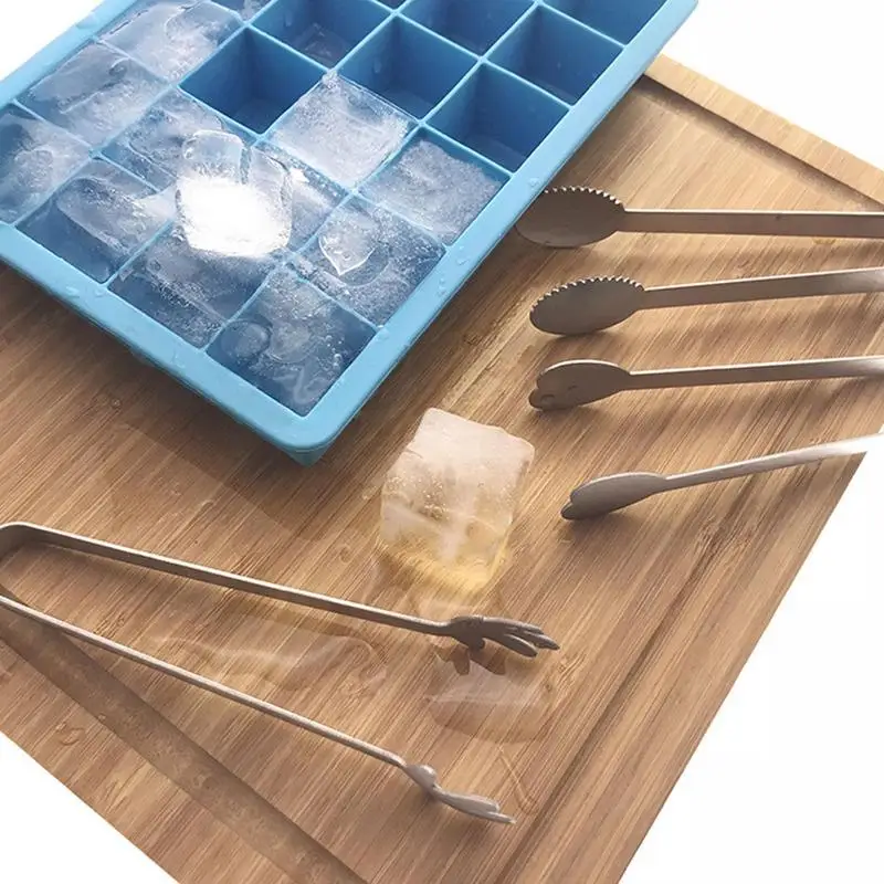 

Stainless Steel Thickened Food Clipper Heart-shaped Tea Barbecue Ice Clip Ice For Ice Bucket Sugar Cube Clips For Coffee Bar