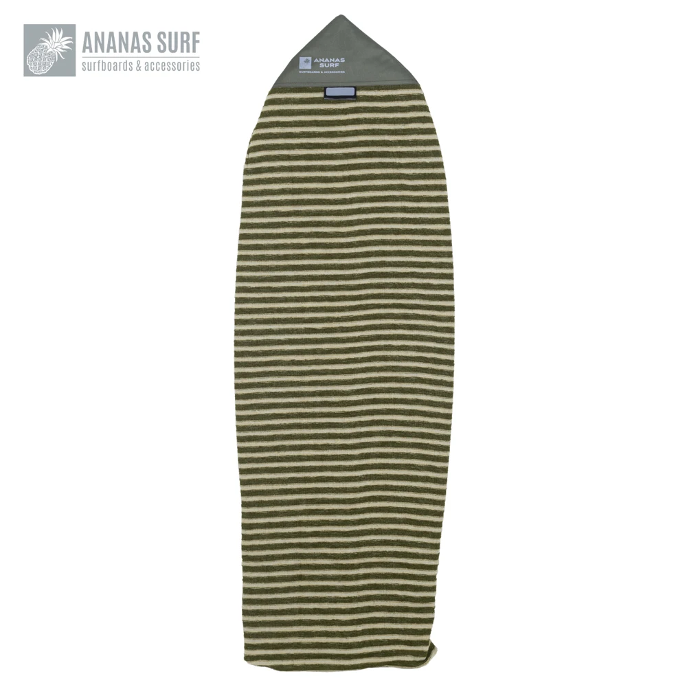 Ananas Surf 56in 143cm Short Surfboard Sock Soft Cover Skimboard Foil Board Wakesurf Protective Stretch Terry Fabrick