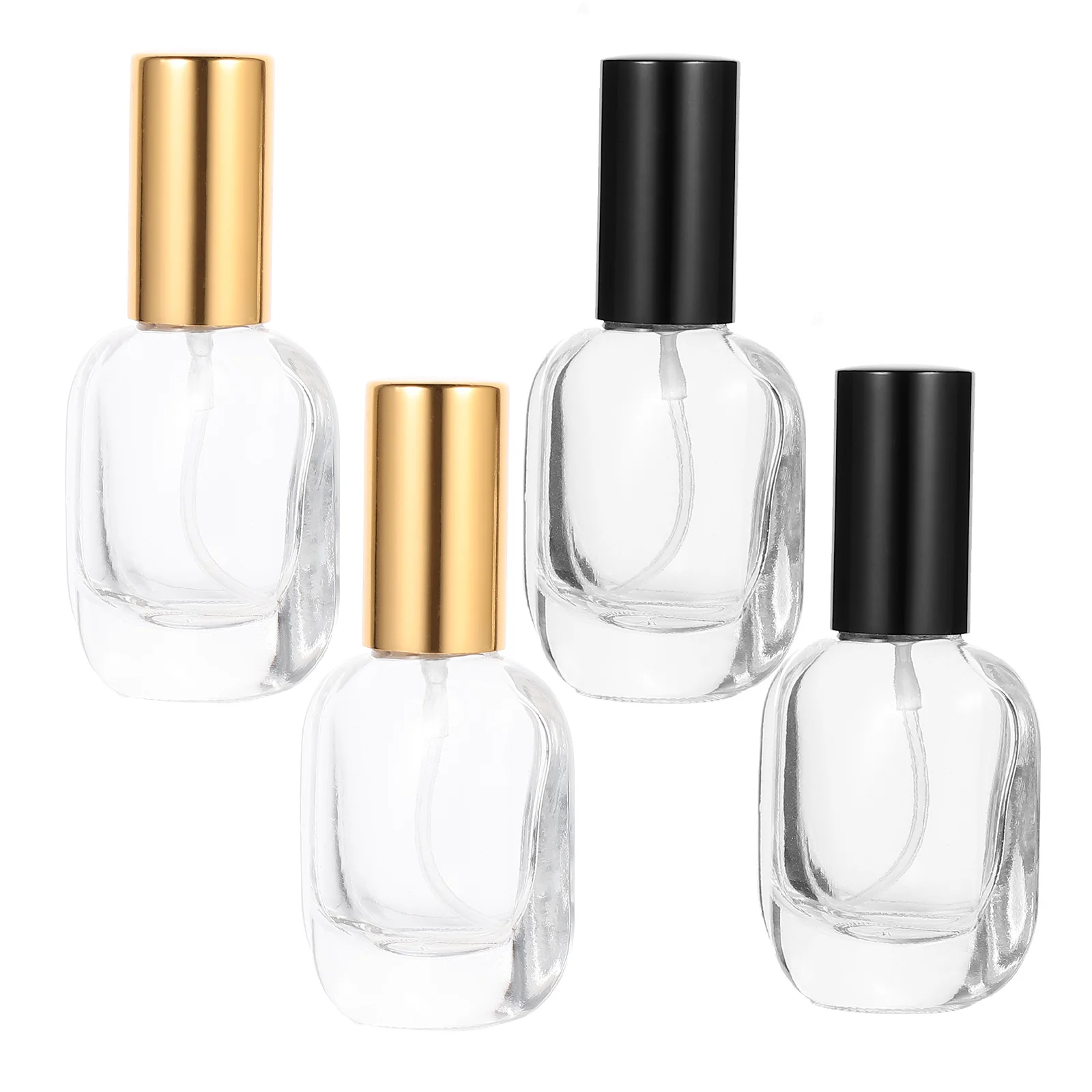 

4pcs 10ML Pump Press Sprayers Home Liquid Bottles Lotion Containers for Bathroom