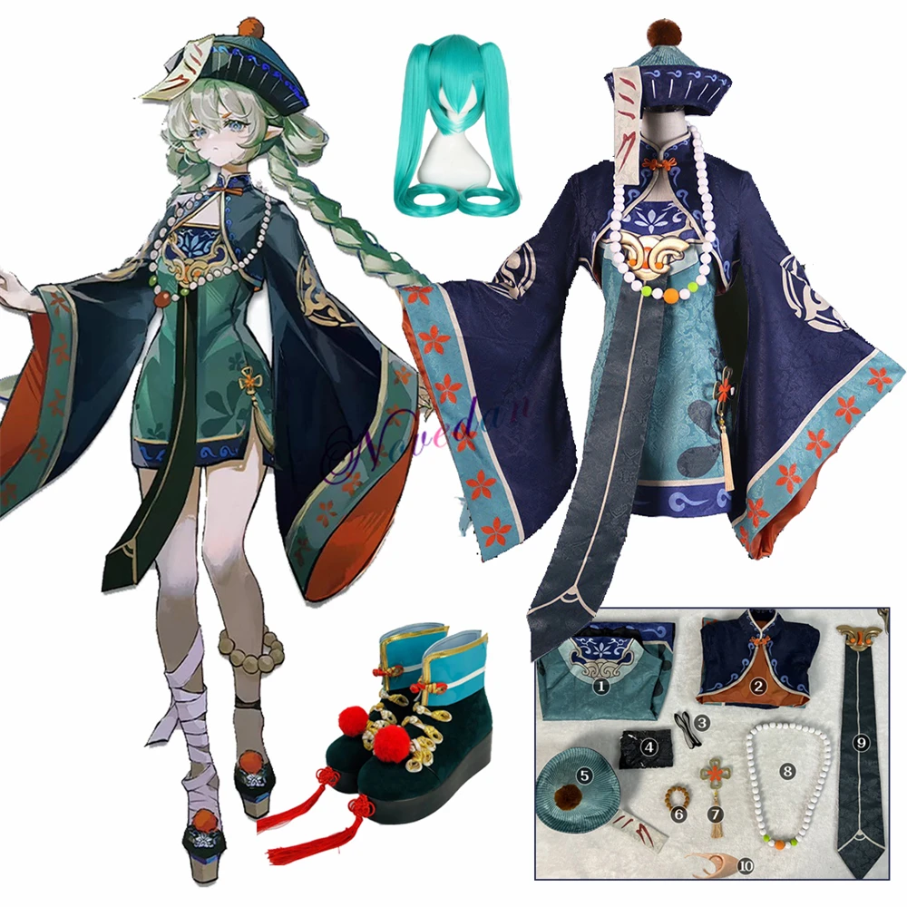 Anime Zombie Miku Costume Cosplay Scarpe Parrucca Donna Gothic Lolita Dress Vampire Kawaii Clothes Carnival Party Outfit Set Completo
