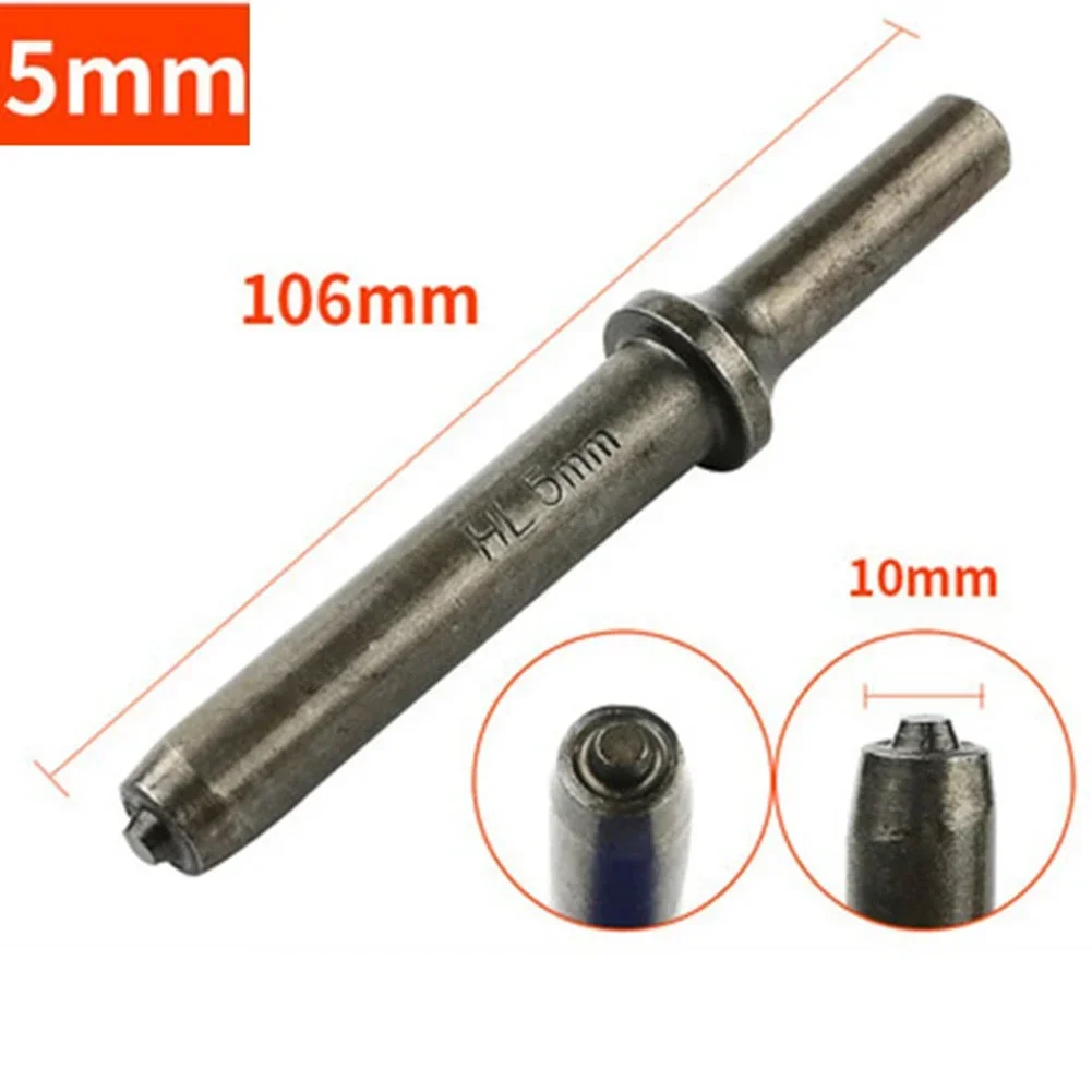 1pc Air Rivet Hammer Tool Hand Riveters Renovation Team 2/3/4/5/8mm Semi-hollow Pneumatic Hammer Impact Air Tools Rivet Guns