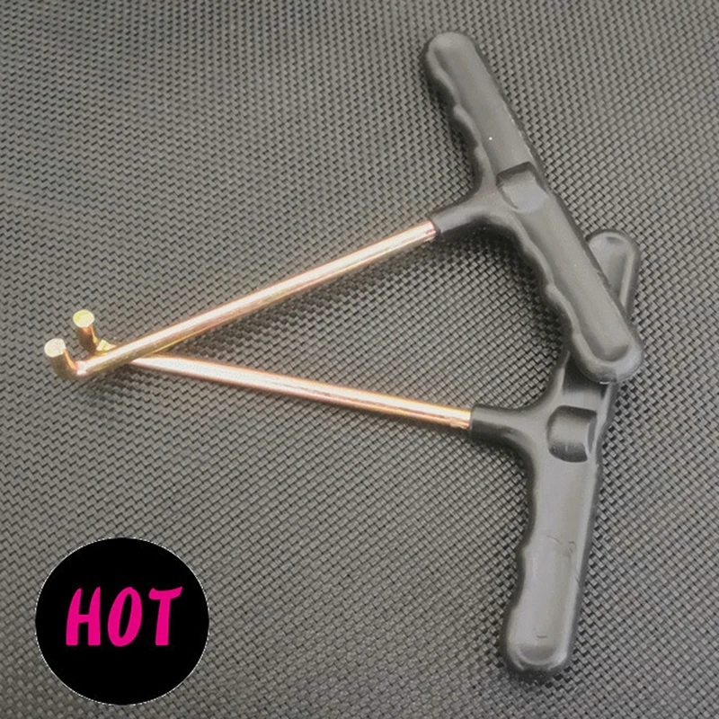 Description Picture 2 of item1PC Outdoor Tent Accessories Trampoline Springs Pull Tool Trampoline T Hook Tool Tent Peg Puller Extractor for Outdoor 11cm